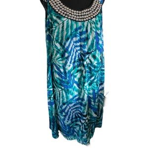 NWT East 6th blue tunic dress in size 18W